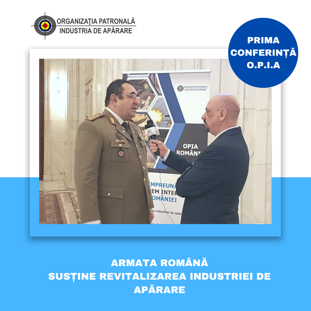 Interviu General Incicas - conferinta Organizatia Patronala Industria de aparare