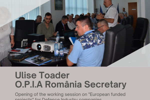 Ulise Toader - OPIA Secretary Ulise Toader - OPIA Secretary