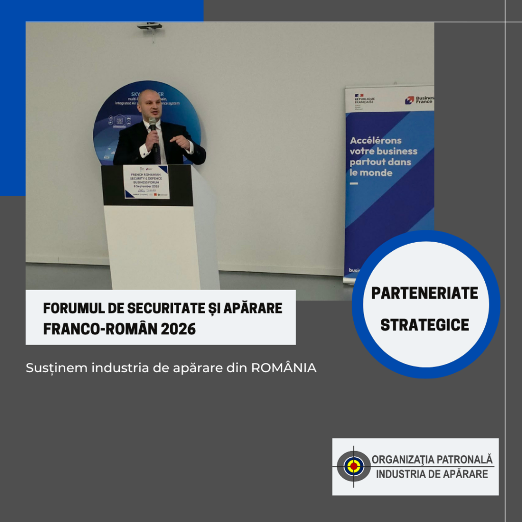 Discursul presedintelui OPIA la French-Romanian Security & Defence Business Forum